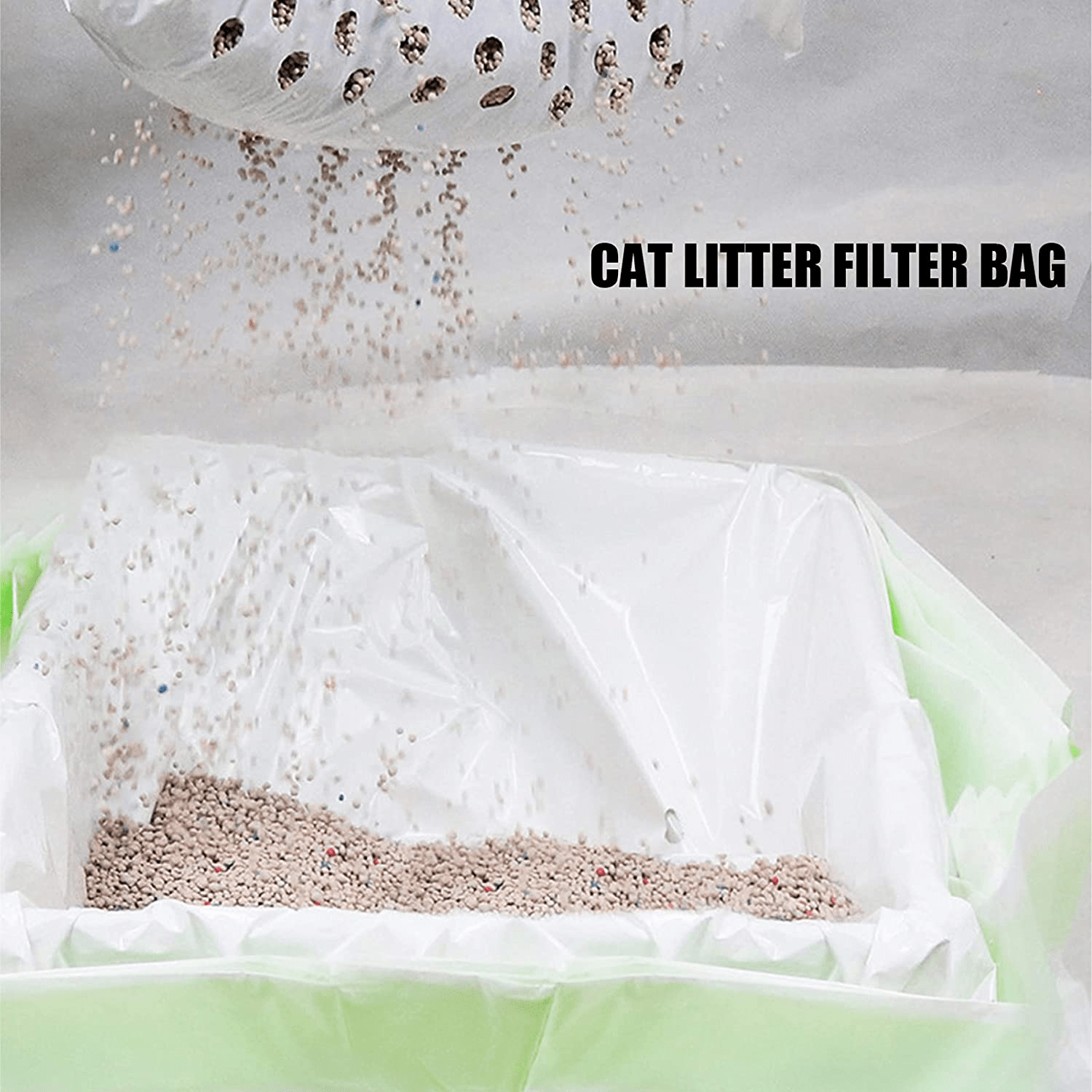 Xndz Garbage Bag, Waster Litter Box Liners for Change Cat Litter Animals & Pet Supplies > Pet Supplies > Cat Supplies > Cat Litter Box Liners Xndz   