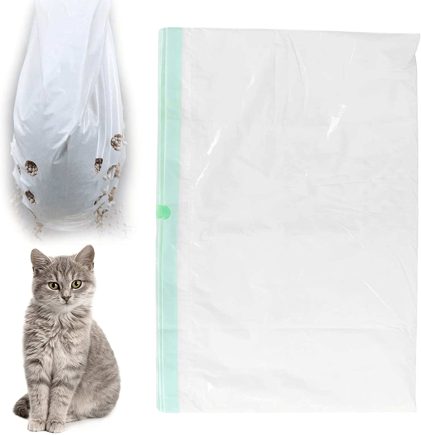 Xndz Garbage Bag, Waster Litter Box Liners for Change Cat Litter Animals & Pet Supplies > Pet Supplies > Cat Supplies > Cat Litter Box Liners Xndz S  