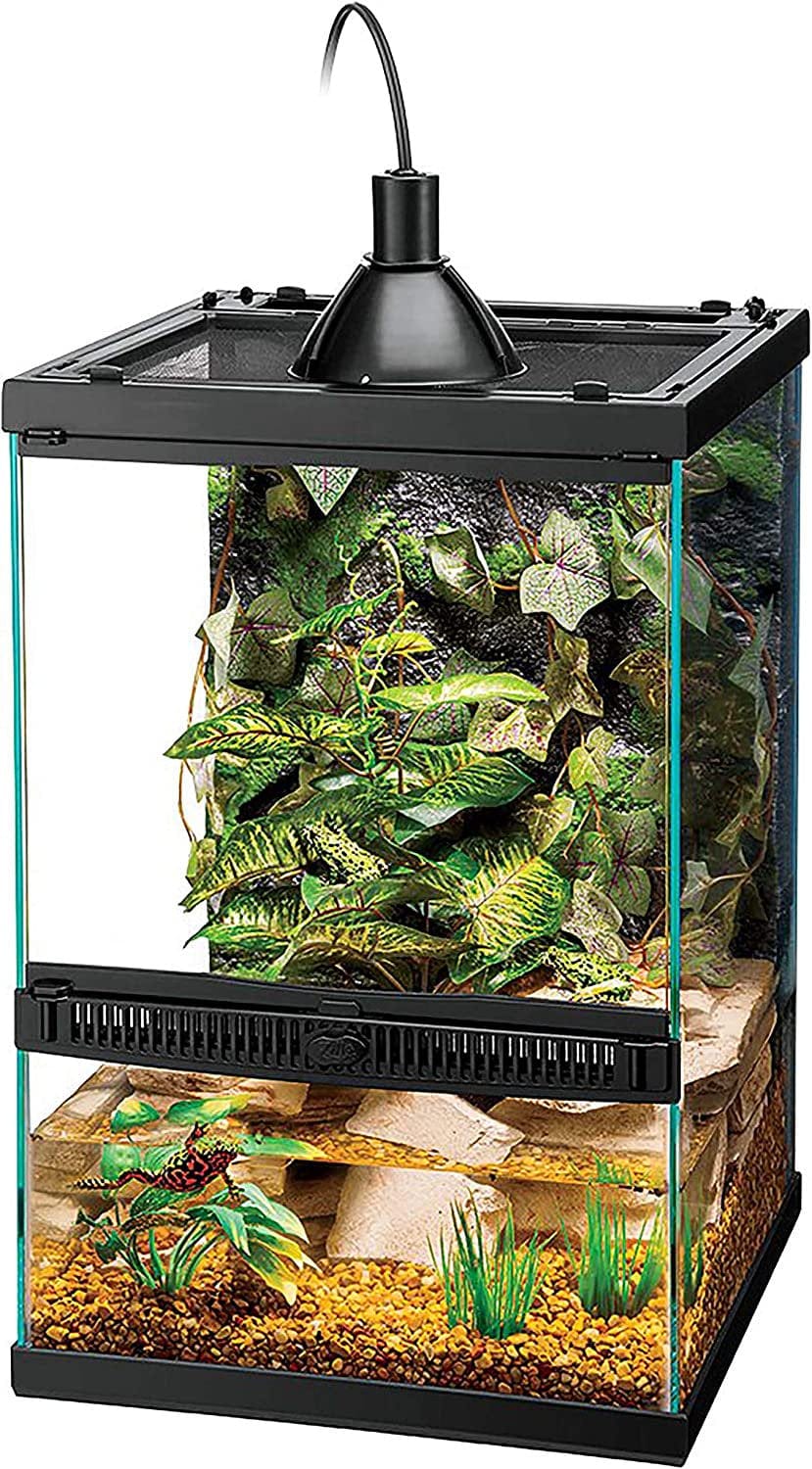 XQ Tropical Vertical Habitat Starter Kit for Small Tree Dwelling Reptiles & Amphibians like Geckos and Frogs Animals & Pet Supplies > Pet Supplies > Small Animal Supplies > Small Animal Habitat Accessories XQ Toys   