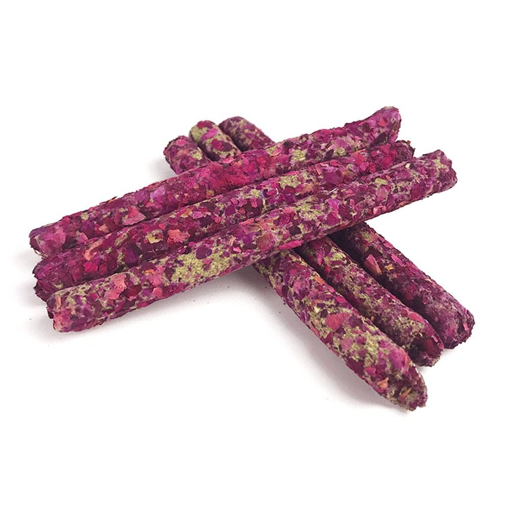 XROMTBEM 18 Count Rabbit Chew Toys Safe Treats for Teeth Grinding Natural Timothy Hay Petals Sticks for Hamsters Gerbils Bunny Animals & Pet Supplies > Pet Supplies > Small Animal Supplies > Small Animal Treats XROMTBEM   