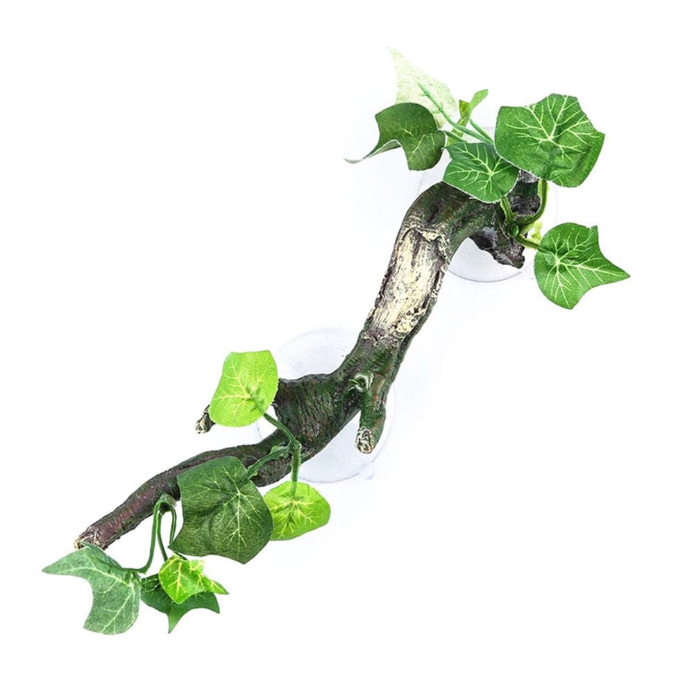 XROMTBEM Reptile Plants Vines for Climbing Habitat Decor Branches with Lifelike Leaves for Lizard Spider Snake Gecko Frog Animals & Pet Supplies > Pet Supplies > Small Animal Supplies > Small Animal Habitat Accessories XROMTBEM   