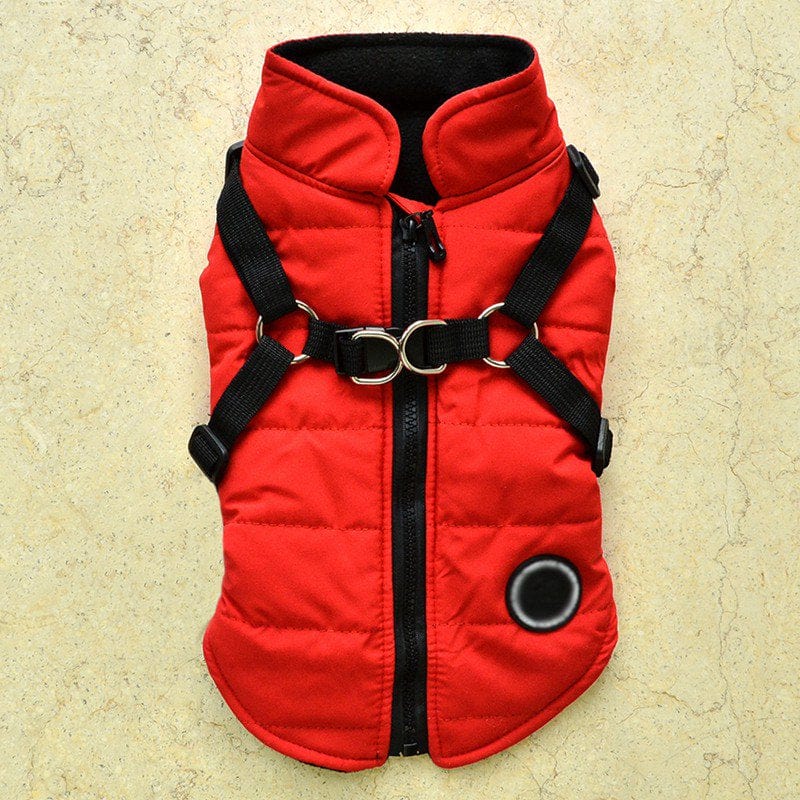 XS-XXL Pet Dog Winter Vest Coat Harness Clothes Puppy Cotton Warm Jacket Apparel Animals & Pet Supplies > Pet Supplies > Dog Supplies > Dog Apparel Esho   