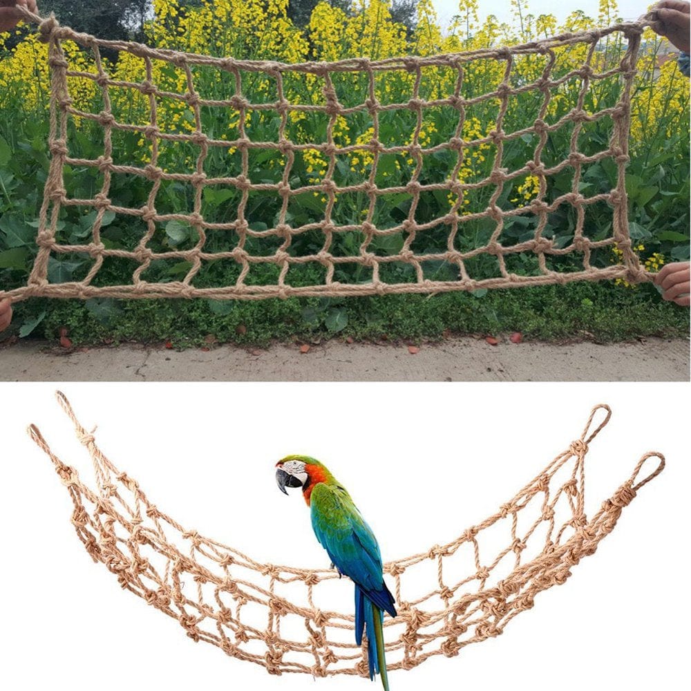 Xuanyupet Pet Bird Parrot Climbing Hanging Rope Swing Hammock Net Game Play Gym Cage Toy Animals & Pet Supplies > Pet Supplies > Bird Supplies > Bird Gyms & Playstands Xuanyupet   