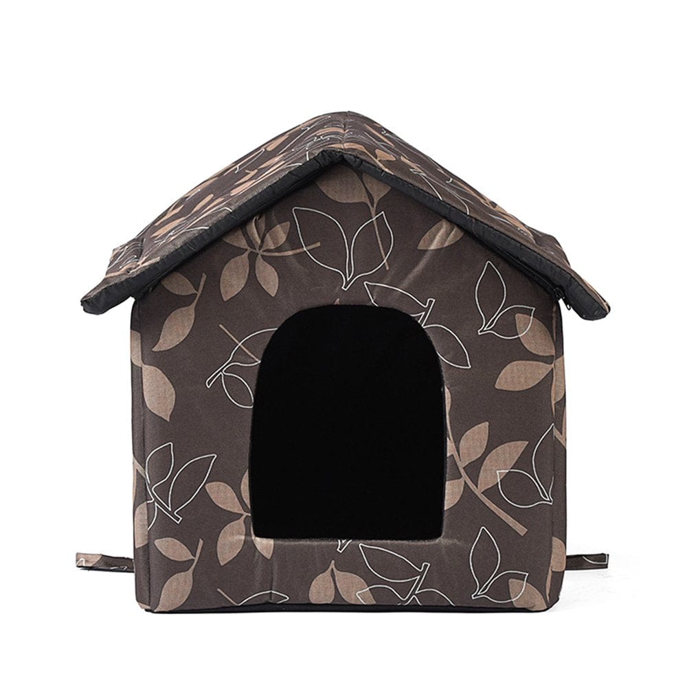 Xunyuan Pet House Exquisite Large Space Comfortable Portable Warm Cat Thickened Nest Dog House for Home Use Animals & Pet Supplies > Pet Supplies > Dog Supplies > Dog Houses Xunyuan Brown  