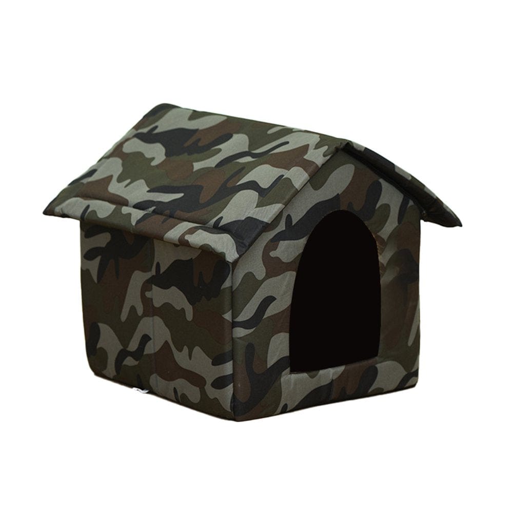 Xunyuan Pet House Exquisite Large Space Comfortable Portable Warm Cat Thickened Nest Dog House for Home Use Animals & Pet Supplies > Pet Supplies > Dog Supplies > Dog Houses Xunyuan Camouflage  