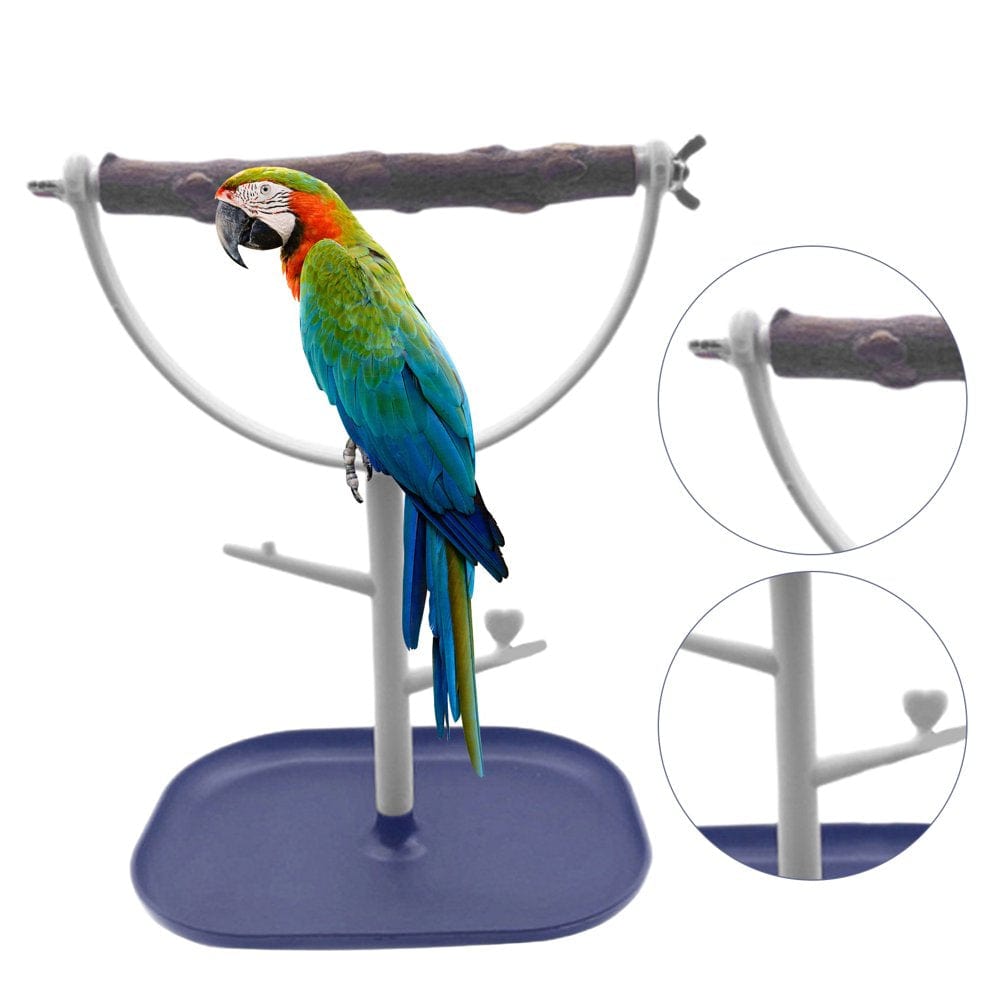 XWQ Bird Stand Anti-Skid Chassis Training Rack Creative Parrot Exercise Gym Playstand Bird Toy Animals & Pet Supplies > Pet Supplies > Bird Supplies > Bird Gyms & Playstands XWQ   