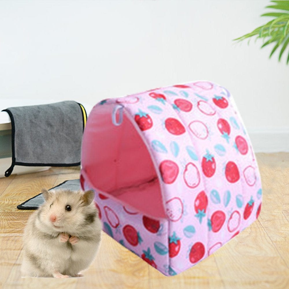 XWQ Hamster Nest Large Space Keep Warm Pet Bed Winter Small Animal Cushion Nest Pet Supplies Animals & Pet Supplies > Pet Supplies > Small Animal Supplies > Small Animal Bedding XWQ   