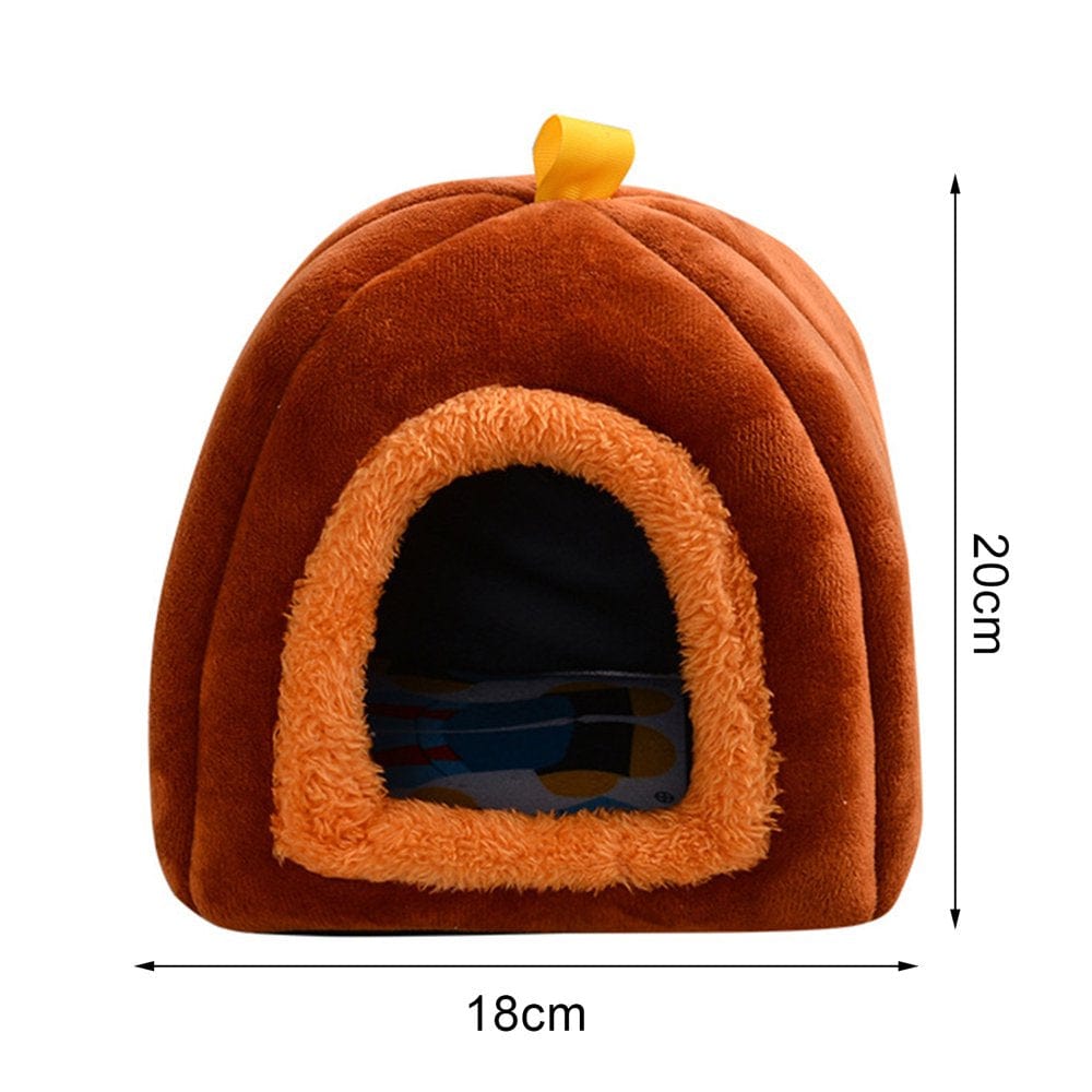 XWQ Hamster Nest with Handle Keep Warm Pet Bed Small Animal Cave Bed Winter House Pet Supplies Animals & Pet Supplies > Pet Supplies > Small Animal Supplies > Small Animal Bedding XWQ   