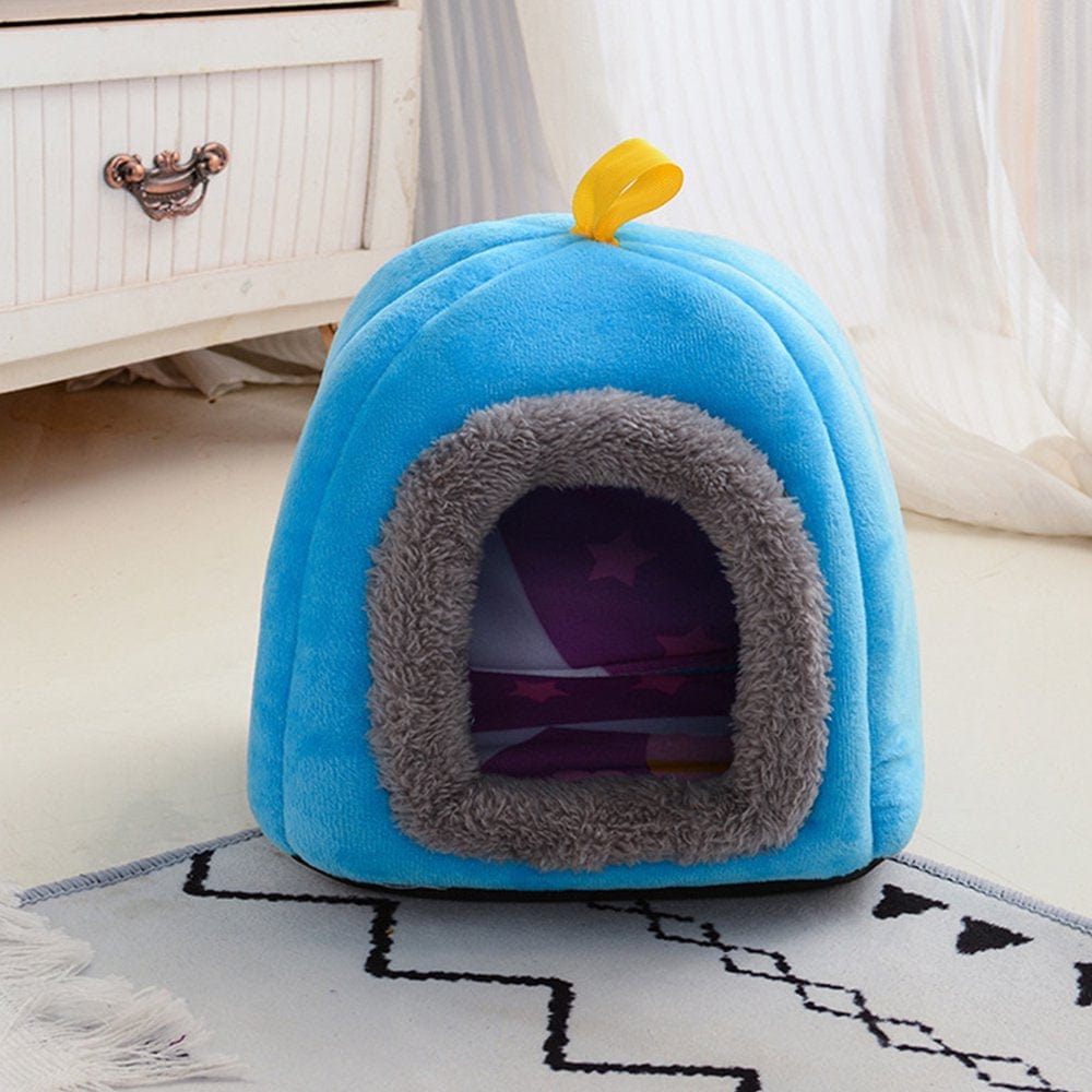 XWQ Hamster Nest with Handle Keep Warm Pet Bed Small Animal Cave Bed Winter House Pet Supplies Animals & Pet Supplies > Pet Supplies > Small Animal Supplies > Small Animal Bedding XWQ   