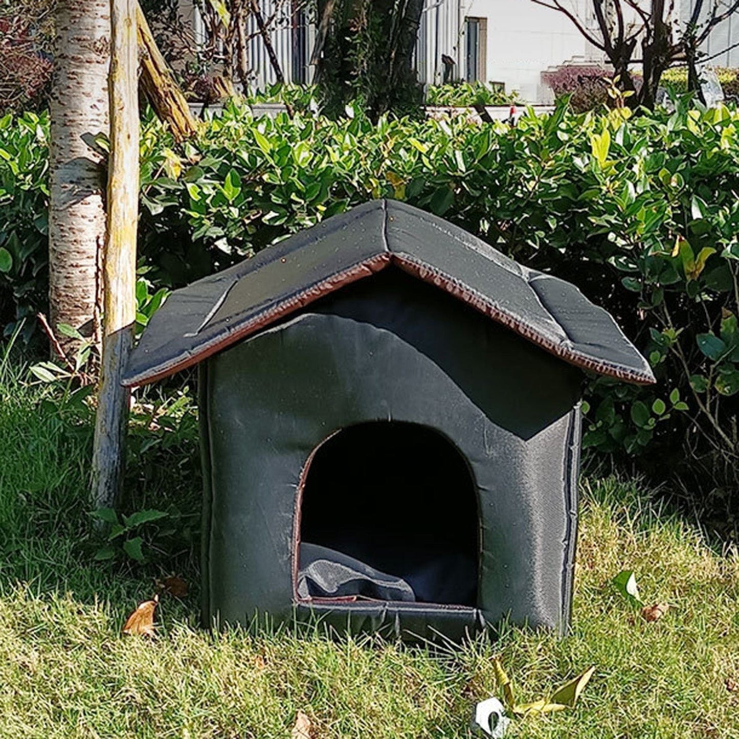 XWQ Pet House Waterproof Detachable Oxford Cloth Comfortable Winter Cat Kitten Shelter for Outdoor Animals & Pet Supplies > Pet Supplies > Dog Supplies > Dog Houses XWQ   