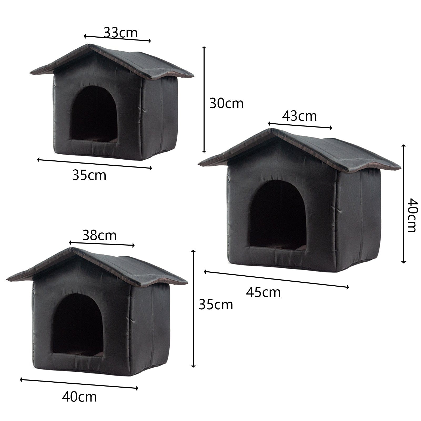 XWQ Pet House Waterproof Detachable Oxford Cloth Comfortable Winter Cat Kitten Shelter for Outdoor Animals & Pet Supplies > Pet Supplies > Dog Supplies > Dog Houses XWQ   