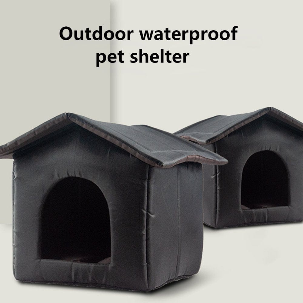 XWQ Pet House Waterproof Detachable Oxford Cloth Comfortable Winter Cat Kitten Shelter for Outdoor Animals & Pet Supplies > Pet Supplies > Dog Supplies > Dog Houses XWQ   