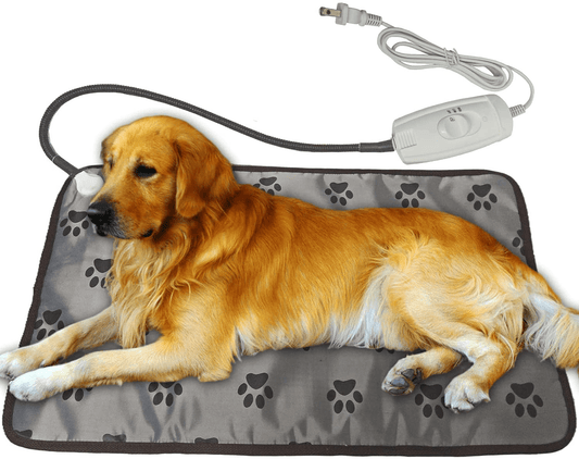 XXL Dog Heating Pad for Large Dog Bed Indoor,Waterproof Heated Dog Bed Mat,Pet Heating Pad,Heated Cat Bed Mat,Heated Mat for Small Medium Pet Cat Puppy Dog Blanket,King Size Animals & Pet Supplies > Pet Supplies > Cat Supplies > Cat Beds EVV Grey claw 
