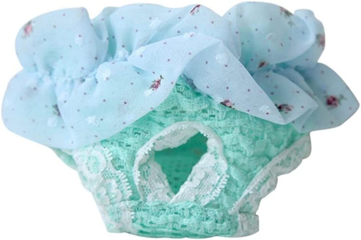 XYAA Reusable Washable Puppy Underwear Pets Supplies Female Dog Dog Panties Physiological Pants Dog Shorts Dog Diaper(M,Pink) Animals & Pet Supplies > Pet Supplies > Dog Supplies > Dog Apparel XYAA Green Large 