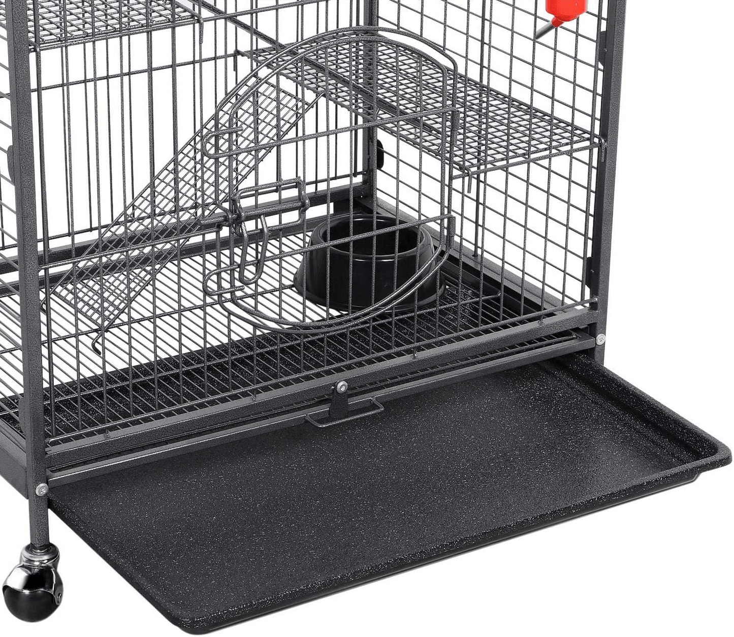 Yaheetech 37-Inch Metal Ferret Chinchilla Rabbit Guinea Pig Cage Small Animals House 4 Levels Indoor Outdoor Black Animals & Pet Supplies > Pet Supplies > Small Animal Supplies > Small Animal Habitats & Cages Yaheetech   