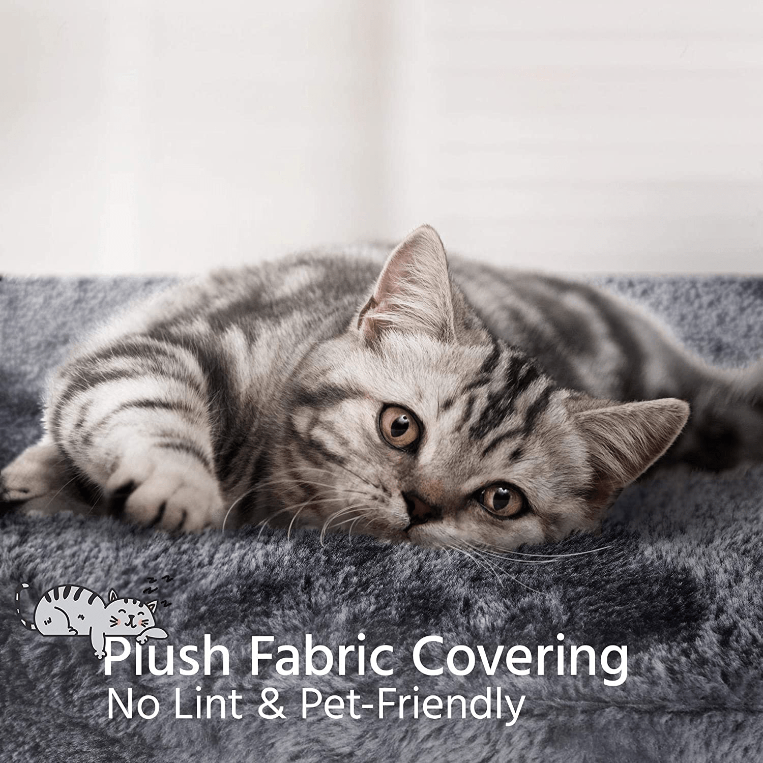 YAHEETECH 38In Cat Tree Tower with Oversized Plush Perch, Sisal-Covered Scratching Posts & Ramp, Basket, Stable Cat Condo Cat Climber Stand for Kittens Cats Pets Animals & Pet Supplies > Pet Supplies > Cat Supplies > Cat Furniture Yaheetech   