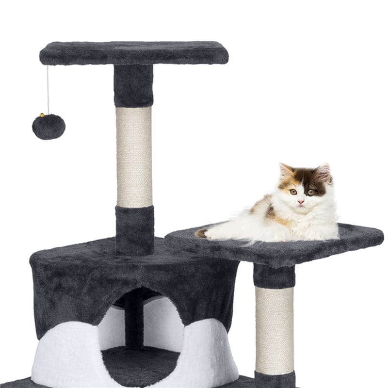 Yaheetech 48'' Cat Tree Scratcher Play House Condo Furniture Bed Post Kitten Pet Play House Animals & Pet Supplies > Pet Supplies > Cat Supplies > Cat Furniture Yaheetech   