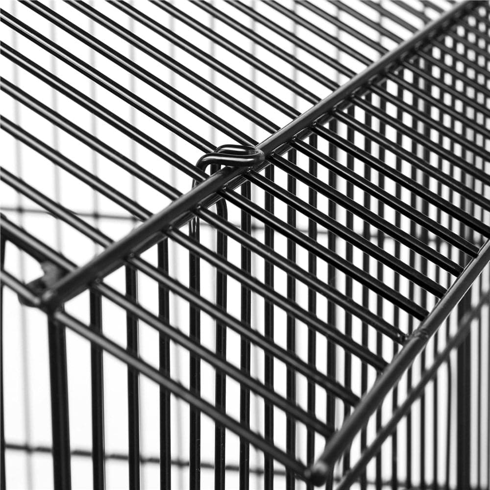 Yaheetech 55'' Rolling Standing Triple Roof Top Medium Parrot Cage for Mid-Sized Parrots Cockatiels Sun Parakeets Green Cheek Conures Caique Pet Bird Cage with Detachable Stand Animals & Pet Supplies > Pet Supplies > Bird Supplies > Bird Cages & Stands Yaheetech   