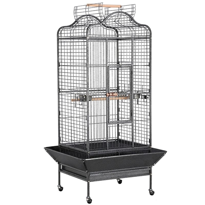 Yaheetech 63''H Open Playtop Extra Large Bird Cage Parrot Cage for African Grey Sun Conures Parakeets Cockatiels, Large Rolling Metal Pet Cage with Stand & Open Roof Animals & Pet Supplies > Pet Supplies > Bird Supplies > Bird Cages & Stands Yaheetech   