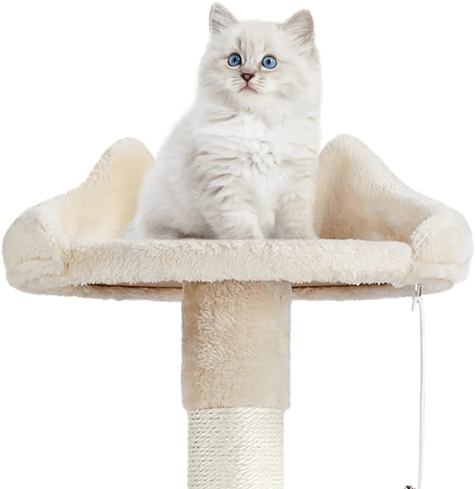 YAHEETECH 64.5In Extra Large Multi-Level Cat Tree Kittens Play House Condo with Platform, Perch Hammock & Scratching Posts, Dark Gray Animals & Pet Supplies > Pet Supplies > Cat Supplies > Cat Furniture Yaheetech   