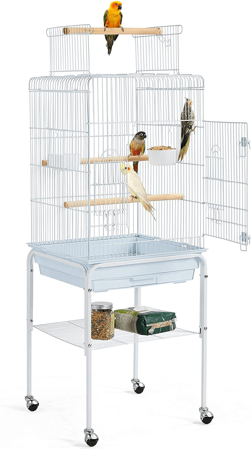 White bird cage with stand sale