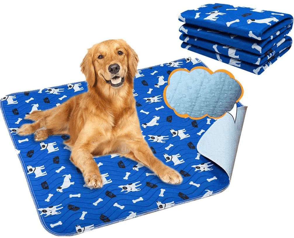 Yangbaga Washable Pee Pad for Dogs, Extra Large Non Slip Puppy Pad, Extra Thick Whelping Pad with Great Urine Absorption, Odor Control Training Pad