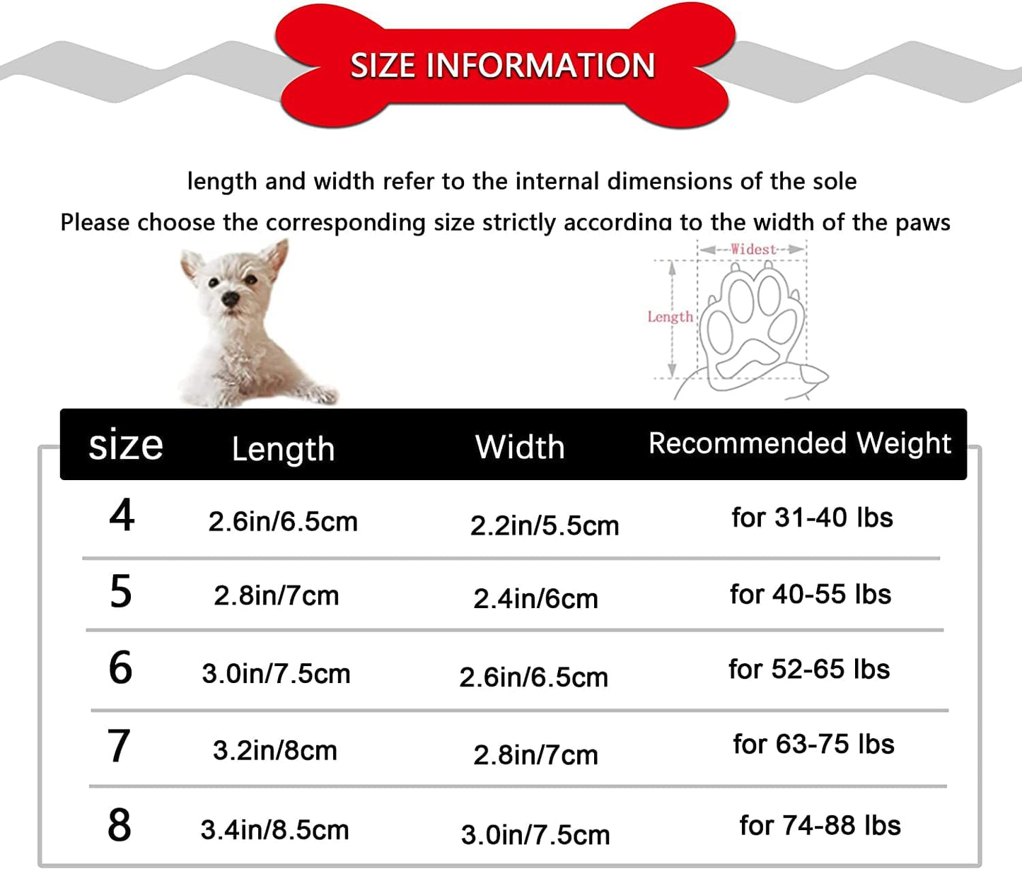 YAODHAOD Dog Shoes Dog Boots & Paw Protectors Waterproof Rugged Anti-Slip Sole Outdoor Dog Hiking Boots with Reflective Strips Winter Snow Booties for Medium Large Dogs 4Pcs/Set (Red, Size 4) Animals & Pet Supplies > Pet Supplies > Dog Supplies > Dog Apparel YAODHAOD   
