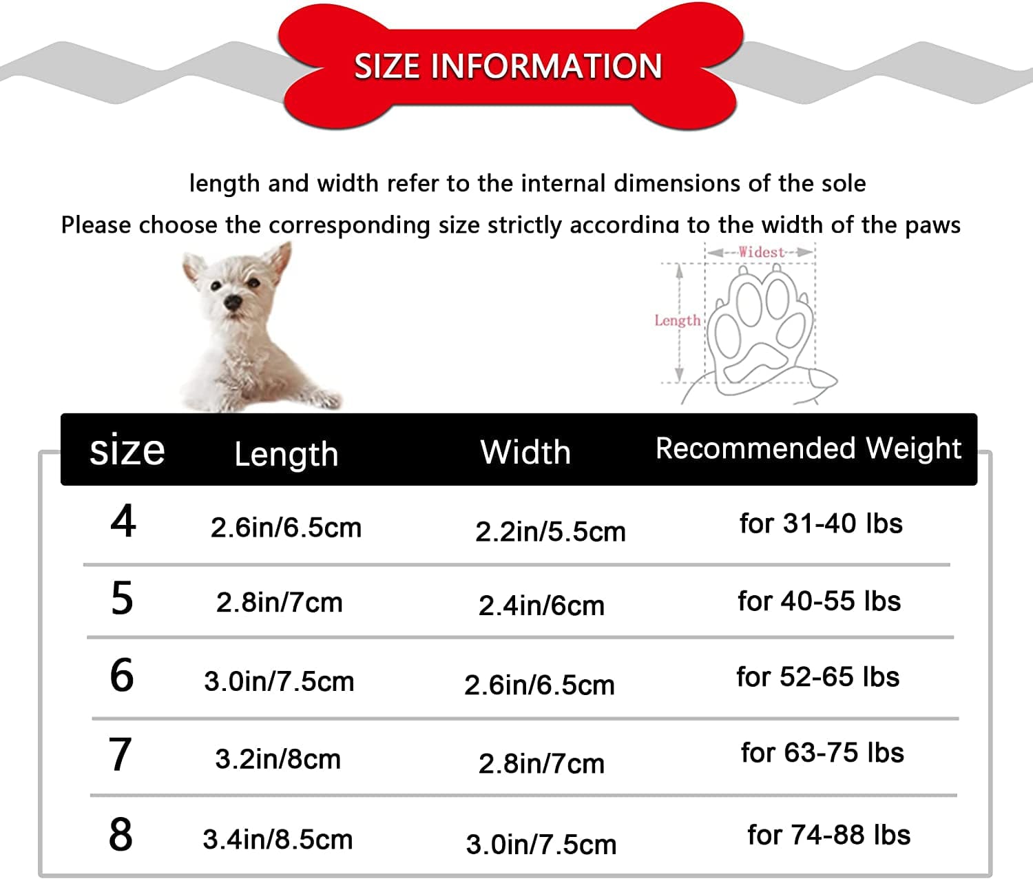 YAODHAOD Dog Shoes Dog Boots & Paw Protectors Waterproof Rugged Anti-Slip Sole Outdoor Dog Hiking Boots with Reflective Strips Winter Snow Booties for Medium Large Dogs 4Pcs/Set (Red, Size 4) Animals & Pet Supplies > Pet Supplies > Dog Supplies > Dog Apparel YAODHAOD   