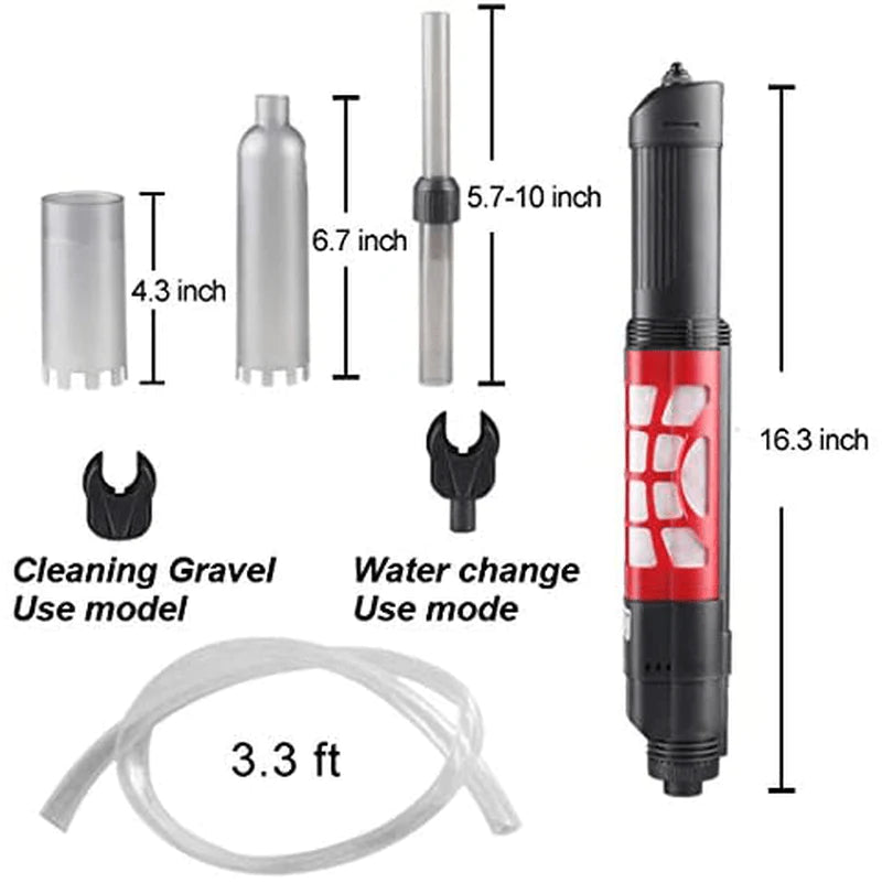 Aspirateur de changement d'eau pour aquarium électrique Sunsun HXS