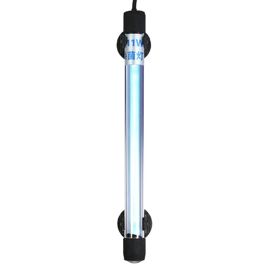 Yeacher 11W UV Light Sterilization Lamp Submersible Ultraviolet Sterilizer Water Disinfection for Aquarium Fish Tank Pond AC110-120V