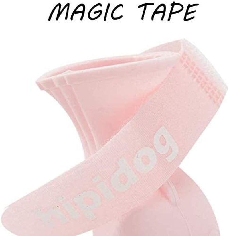 Yeduzyn 4Pcs Waterproof Dog Boots Dog Shoes for Snow and Rain Teddy Pomeranian Bichon Small Dogs Size Runs Small Please Check the Boots Size Carefully(Pink, Large) Animals & Pet Supplies > Pet Supplies > Dog Supplies > Dog Apparel Yeduzyn   