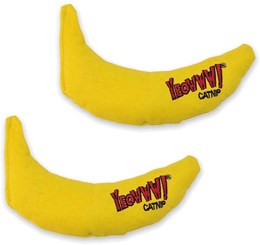 YEOWWW! Catnip Toy, Yellow Banana Animals & Pet Supplies > Pet Supplies > Cat Supplies > Cat Toys YEOWWW! Pack of two  