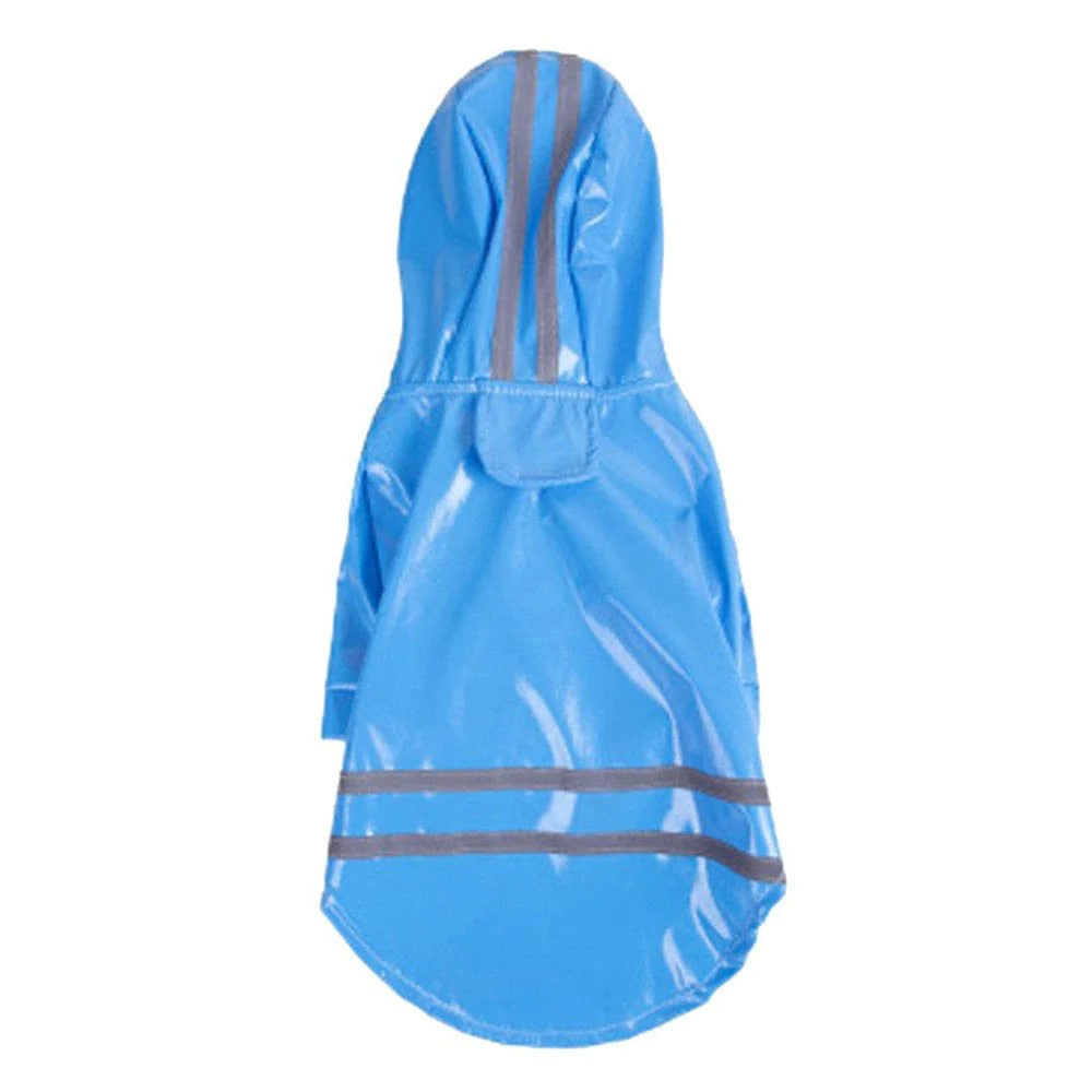 Yesbay Pet Dog Puppy Hooded Raincoat Waterproof Jacket Outdoor Costume Apparel Jumpsuit,Blue Animals & Pet Supplies > Pet Supplies > Dog Supplies > Dog Apparel Yesbay L Blue 