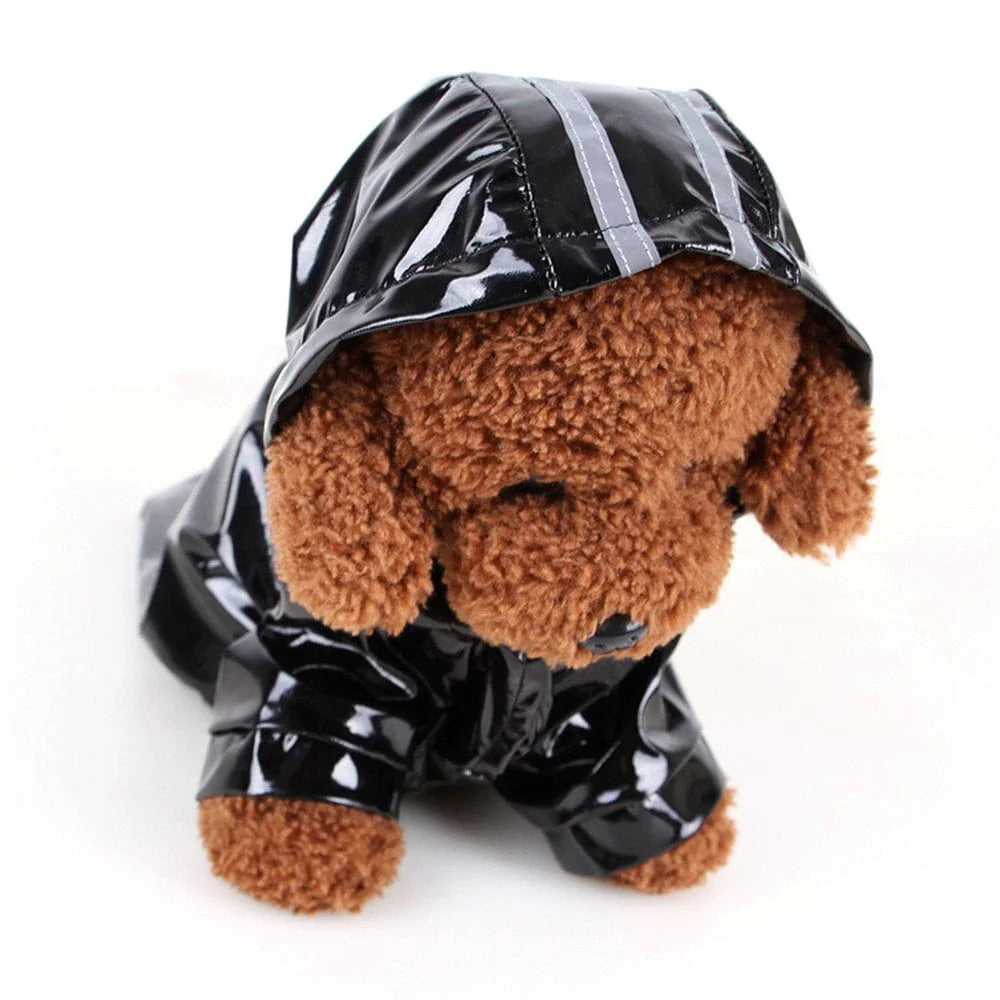 Yesbay Pet Dog Puppy Hooded Raincoat Waterproof Jacket Outdoor Costume Apparel Jumpsuit,Blue Animals & Pet Supplies > Pet Supplies > Dog Supplies > Dog Apparel Yesbay   