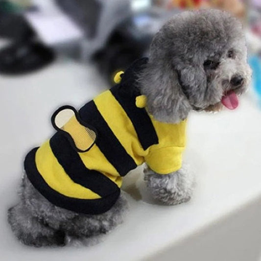 Yesbay Pet Hoodie Clothes Cute Fancy Puppy Apparel Costume Cat Dog Coat Outfit Bee Style Animals & Pet Supplies > Pet Supplies > Cat Supplies > Cat Apparel Yesbay S  