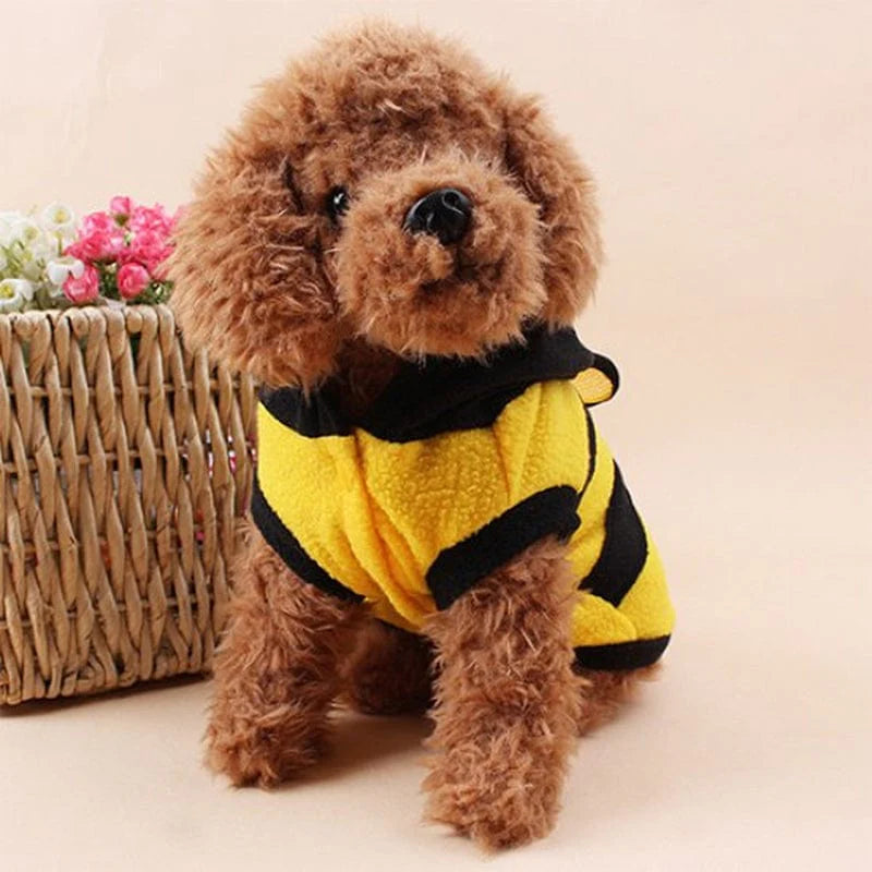 Yesbay Pet Hoodie Clothes Cute Fancy Puppy Apparel Costume Cat Dog Coat Outfit Bee Style Animals & Pet Supplies > Pet Supplies > Cat Supplies > Cat Apparel Yesbay   