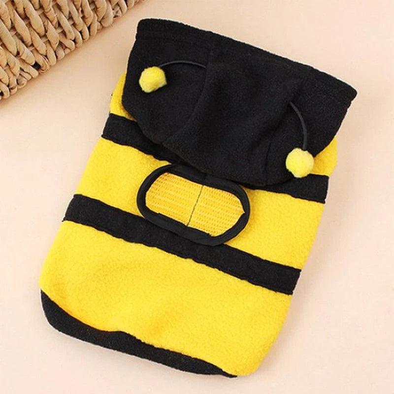 Yesbay Pet Hoodie Clothes Cute Fancy Puppy Apparel Costume Cat Dog Coat Outfit Bee Style Animals & Pet Supplies > Pet Supplies > Cat Supplies > Cat Apparel Yesbay   