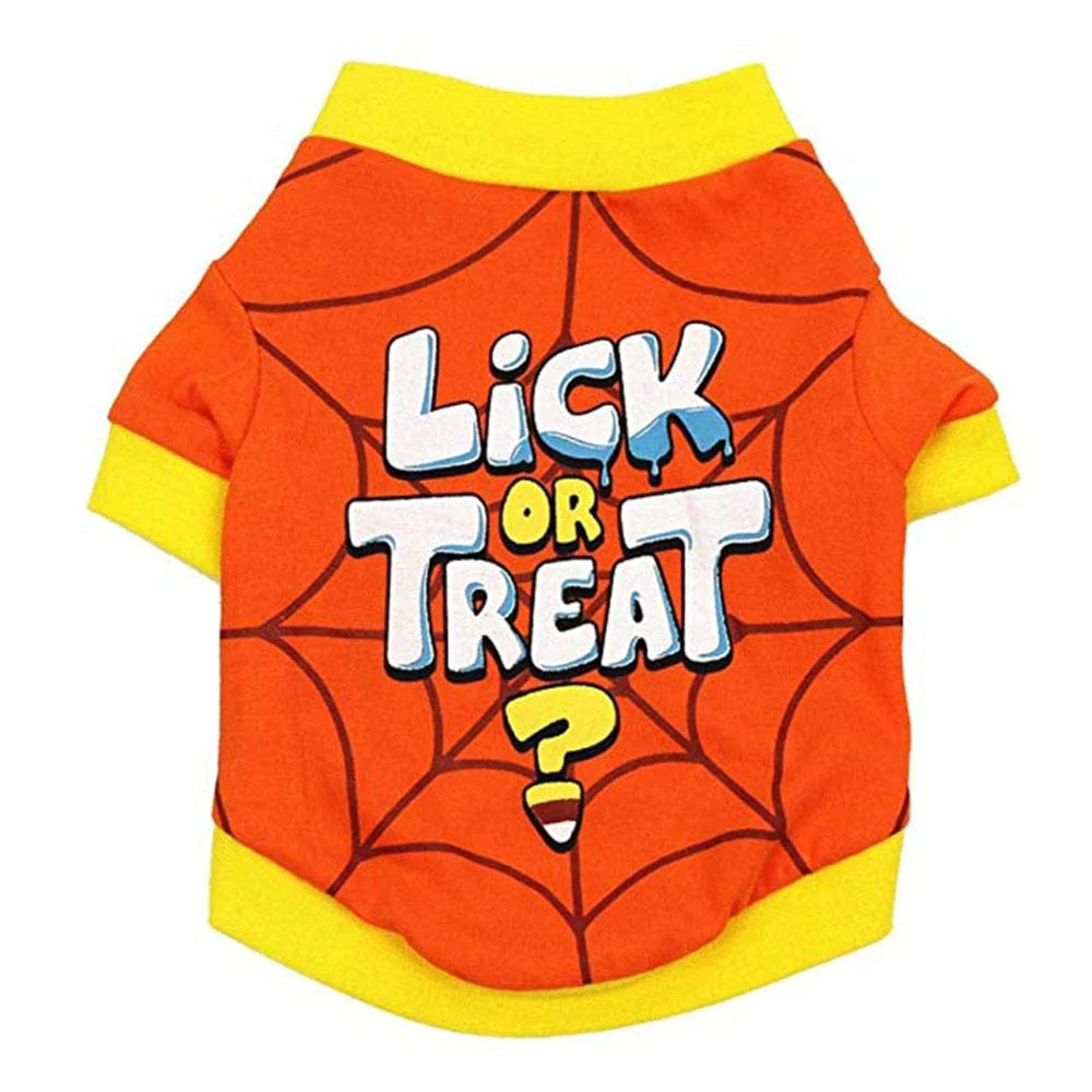 Yesbay Summer Pets Cat Dog Halloween Spider Wet Shirt Clothes Cute Costume Apparel,Spider Webs Animals & Pet Supplies > Pet Supplies > Cat Supplies > Cat Apparel Yesbay XS Spider Webs 