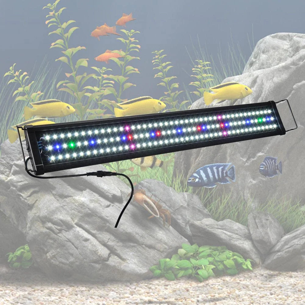 Yescom 24" Multi-Color 78 LED Aquarium Light for 24-35" Freshwater Saltwater Fish Tank Lamp Animals & Pet Supplies > Pet Supplies > Fish Supplies > Aquarium Lighting Yescom 129 LED 36"-43  