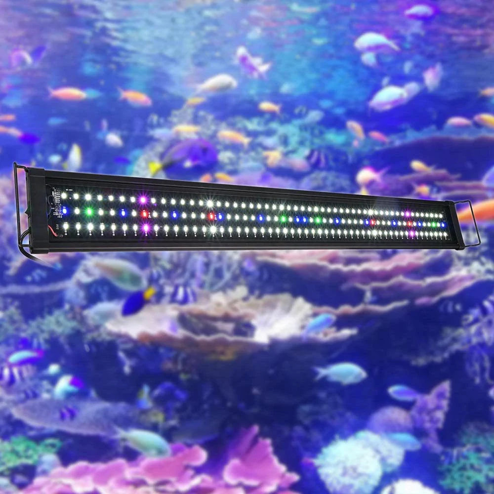 Yescom 24" Multi-Color 78 LED Aquarium Light for 24-35" Freshwater Saltwater Fish Tank Lamp Animals & Pet Supplies > Pet Supplies > Fish Supplies > Aquarium Lighting Yescom 156 LED 45"-50"  