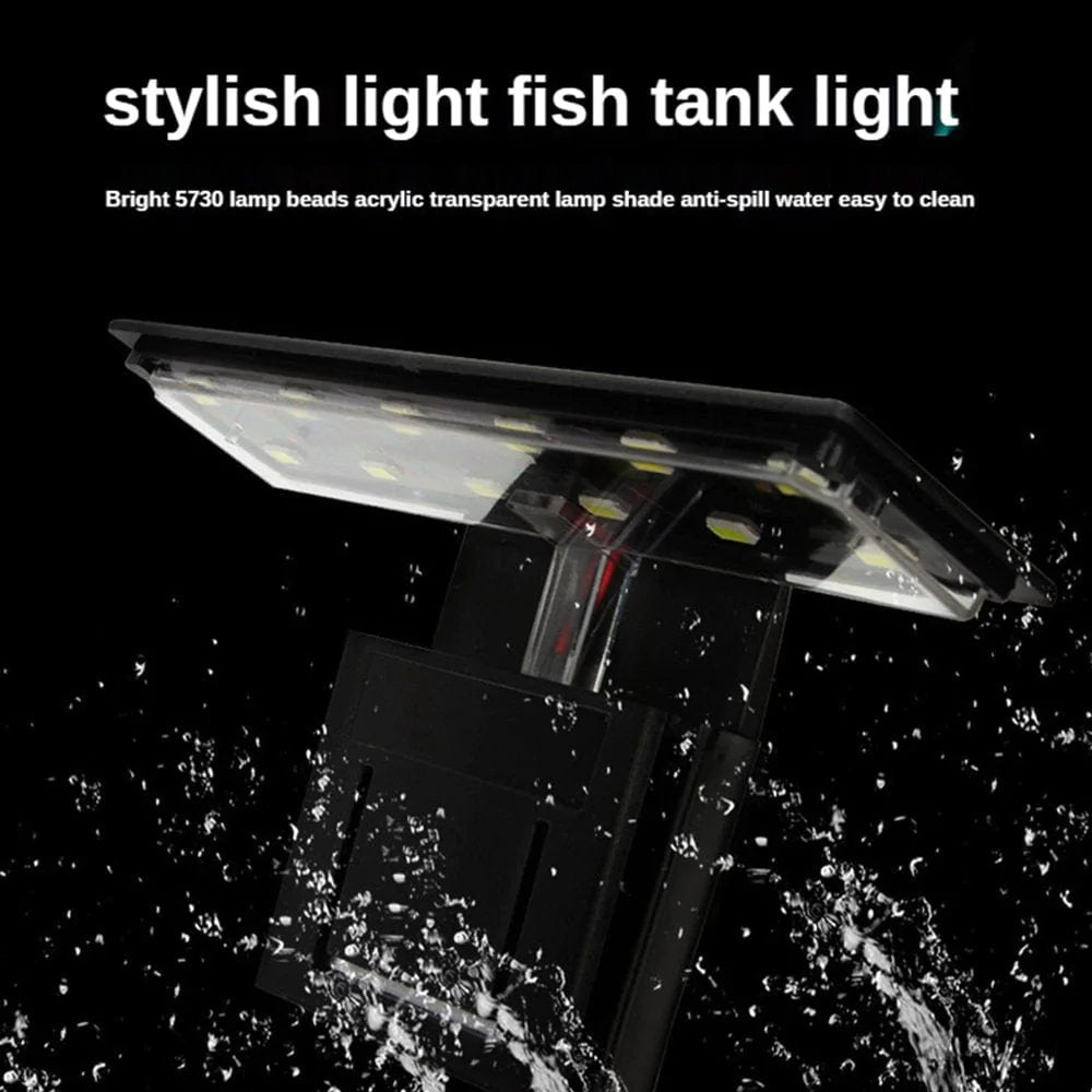 YEUHTLL European Plug Fish Tank LED Clip Light Aquariums Lighting Aquatic Plant Clip-On Lamp Aquarium LED Light for Fish Keeping Animals & Pet Supplies > Pet Supplies > Fish Supplies > Aquarium Lighting YEUHTLL   