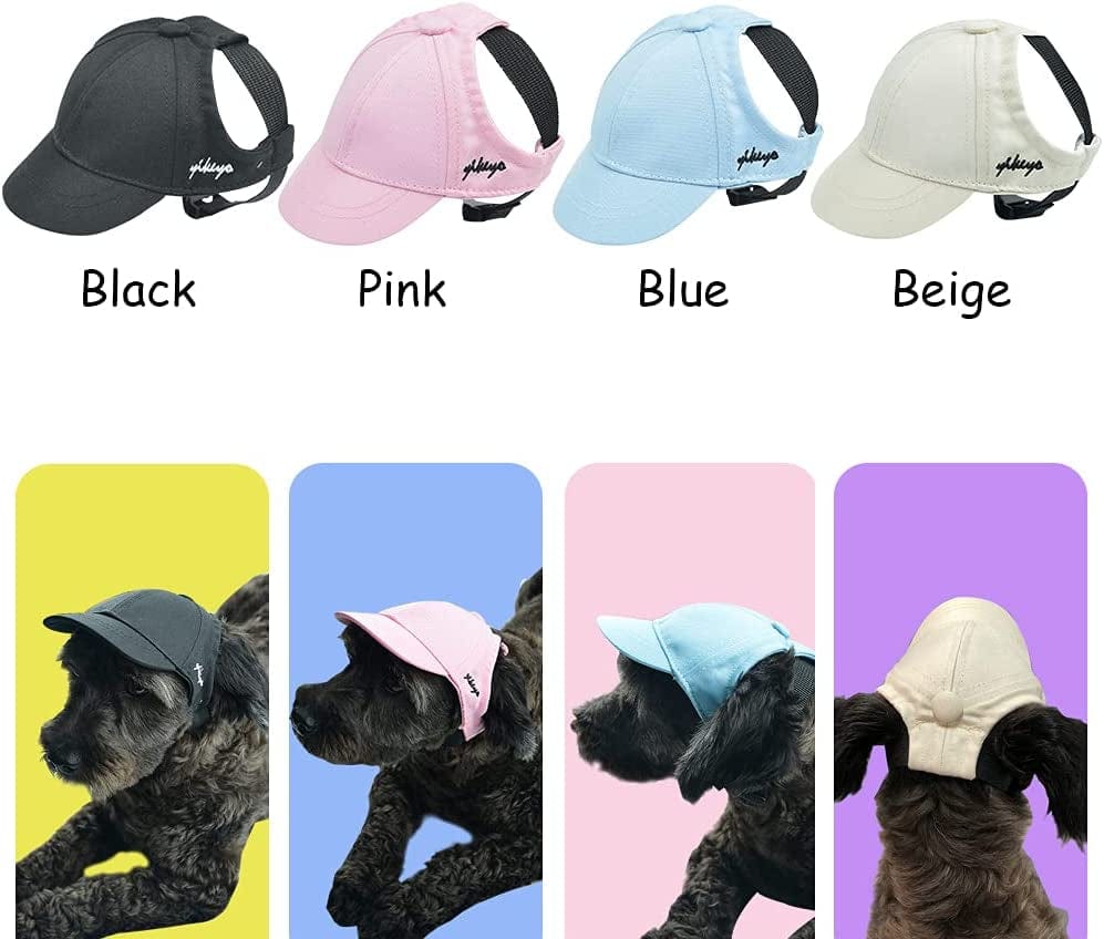 Yikeyo Dog Hat for Small Dogs Dog Sun Hats with Ear Holes, Pet Puppy B –  KOL PET