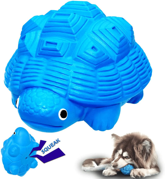 YILAKO Squeaky Dog Toys, Almost Indestructible Dog Toys for Aggressive Chewers Non-Toxic Natural Rubber Toys for Medium and Large Dog Animals & Pet Supplies > Pet Supplies > Dog Supplies > Dog Toys YILAKO Blue  