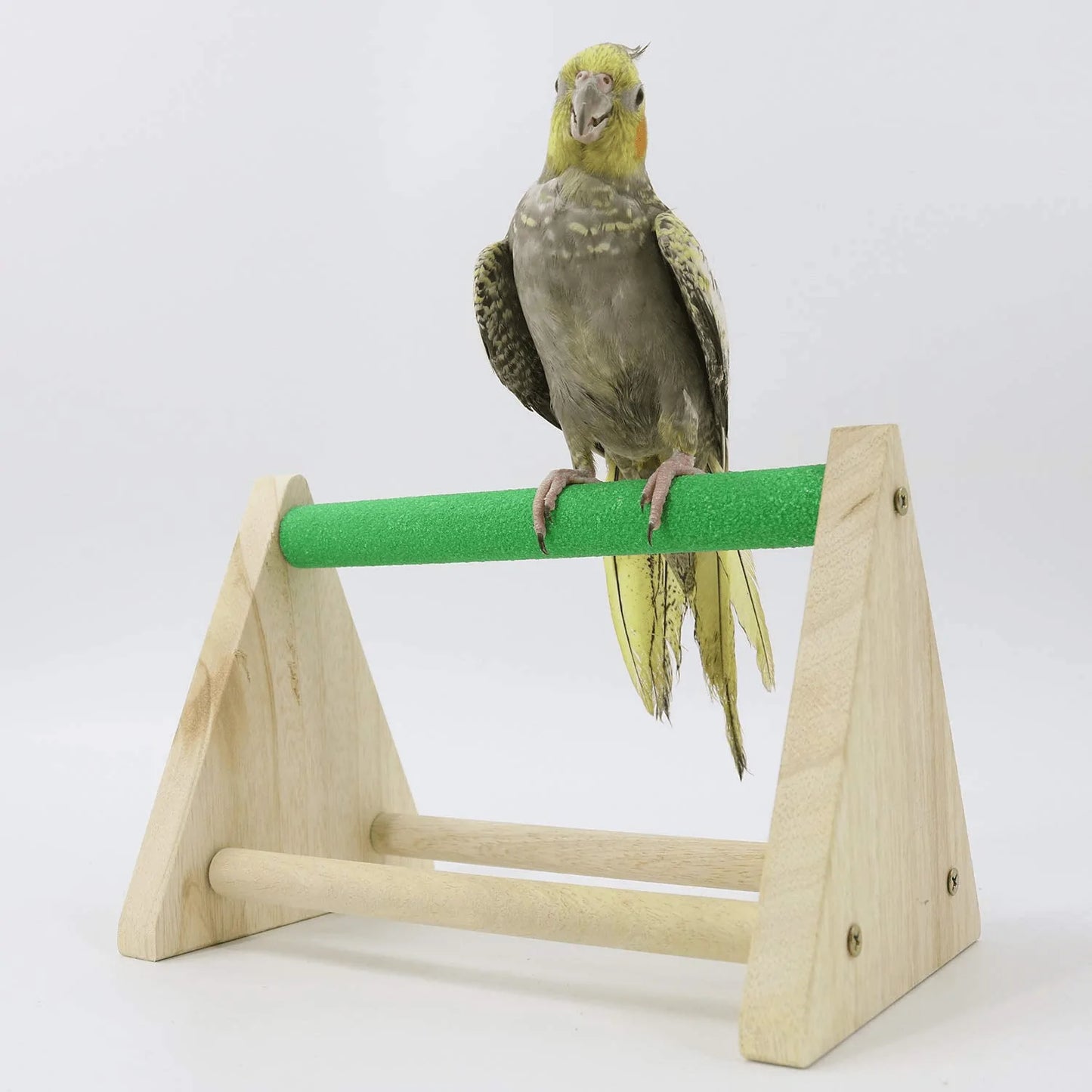 YINGGE Parrots Playstand Bird Playground Wood Perch Gym Stand Exercise Playgym for Conure Lovebirds,Table Playstand for Small Cockatiels Animals & Pet Supplies > Pet Supplies > Bird Supplies > Bird Gyms & Playstands YINGGE   