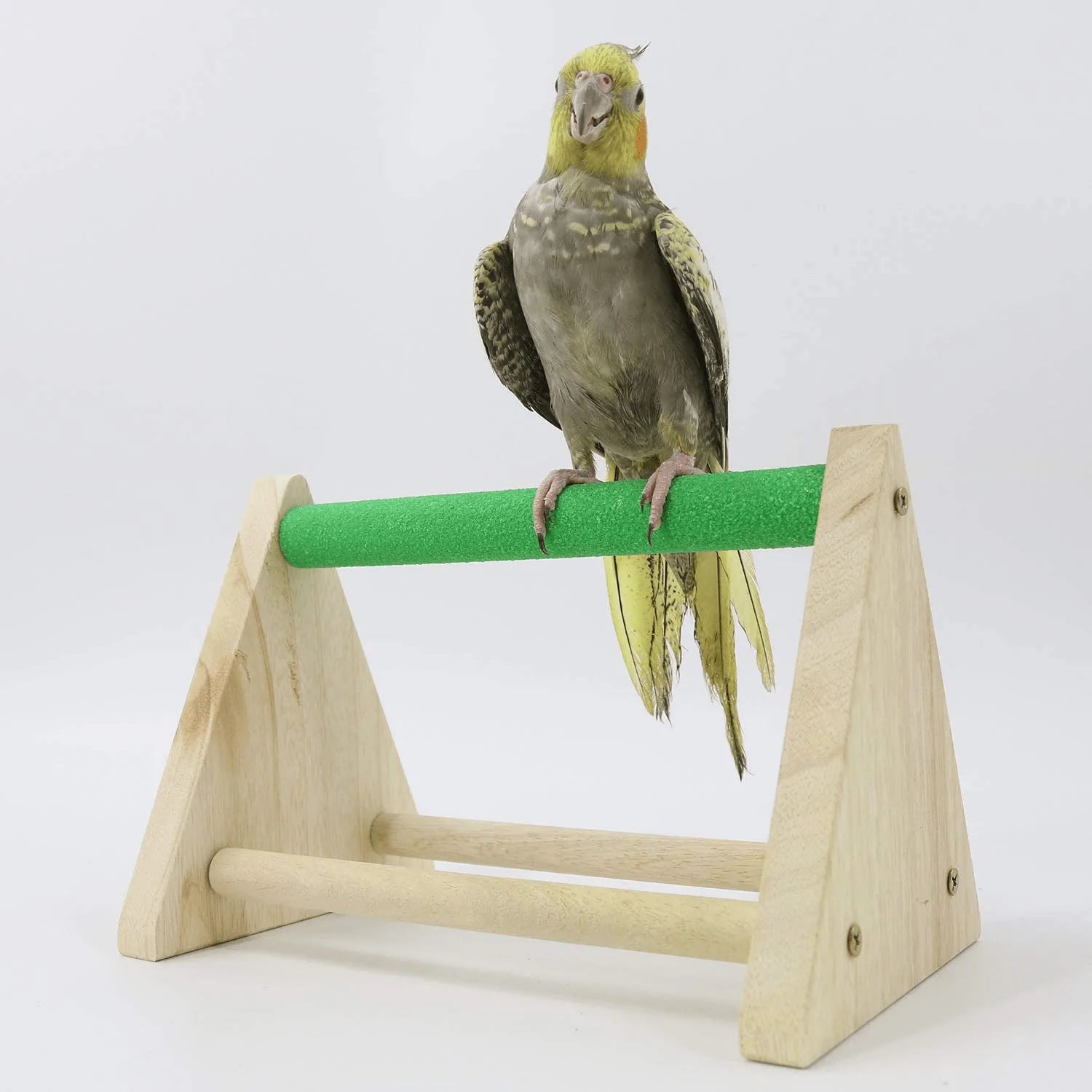 YINGGE Parrots Playstand Bird Playground Wood Perch Gym Stand Exercise Playgym for Conure Lovebirds,Table Playstand for Small Cockatiels Animals & Pet Supplies > Pet Supplies > Bird Supplies > Bird Gyms & Playstands YINGGE   