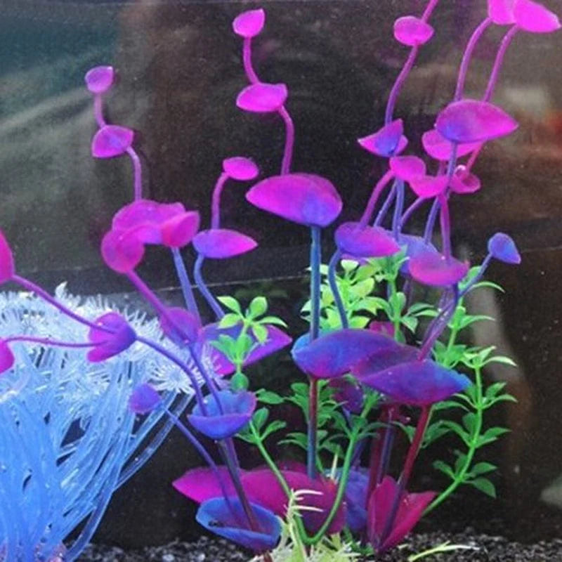 Yirtree Pets Plastic Plants for Fish Tank Decorations Large Artificial Aquarium Decor and Accessories Animals & Pet Supplies > Pet Supplies > Fish Supplies > Aquarium Decor Yirtree   