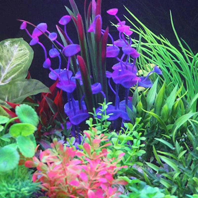 Yirtree Pets Plastic Plants for Fish Tank Decorations Large Artificial Aquarium Decor and Accessories Animals & Pet Supplies > Pet Supplies > Fish Supplies > Aquarium Decor Yirtree   
