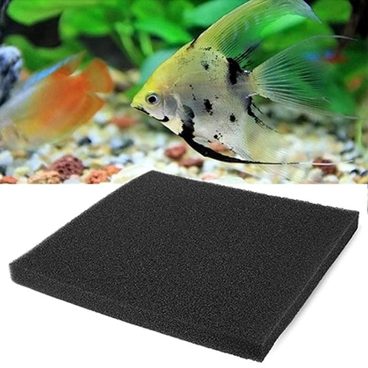 Yirtree Premium Carbon Infused Filter Pad - Cut to Fit for Aquariums and Pond Filter Thickening Reusable Sponge Practical Filtration Pad for Fishbowl