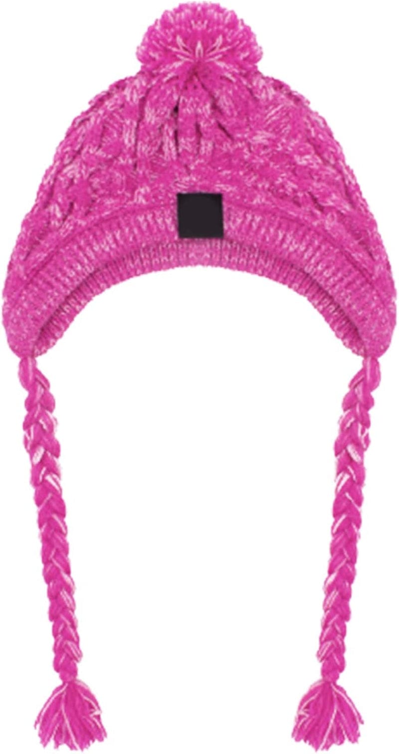 Yirtree Winter Dog Hats Cute Skin-Friendly Classic Warm Knit Dog Hats Accessory Compatible with Cat Pink M Animals & Pet Supplies > Pet Supplies > Dog Supplies > Dog Apparel Yirtree   