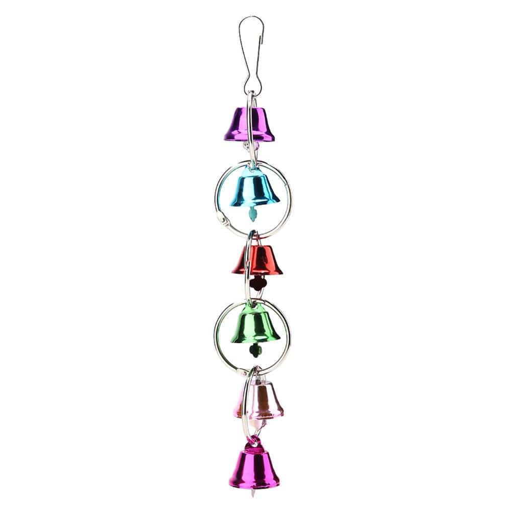 YLSHRF Hanging Toy Parrot Bells, Hanging Bells Toy,Parrot Toy Bird Toys Hanging Bells Toy Parrot Toy Suitable for Parrots and Birds Animals & Pet Supplies > Pet Supplies > Bird Supplies > Bird Toys YLSHRF   